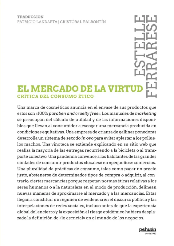 El Mercado De La Virtud Crítica Del Consumo Ético