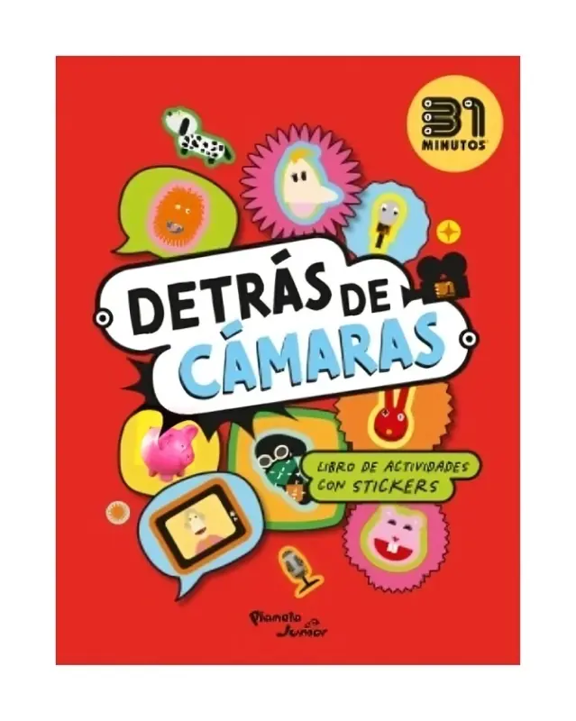 Detrás De Cámaras. Libro De Actividades Con Stickers