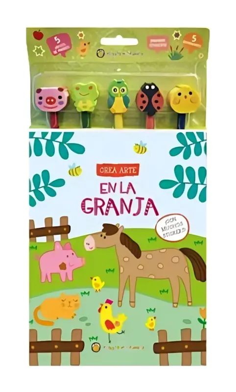 En La Granja *crea Arte: Lápices, Borradores Y Stickers*