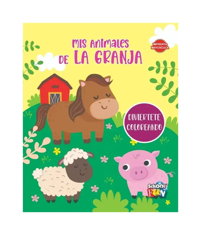 Diviertete Coloreando - Mis Animales De La Granja