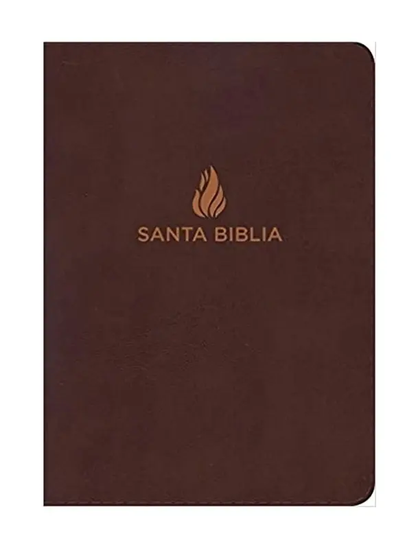 Biblia Reina Valera 1960 Letra Gigante Piel Fabricada Marrón