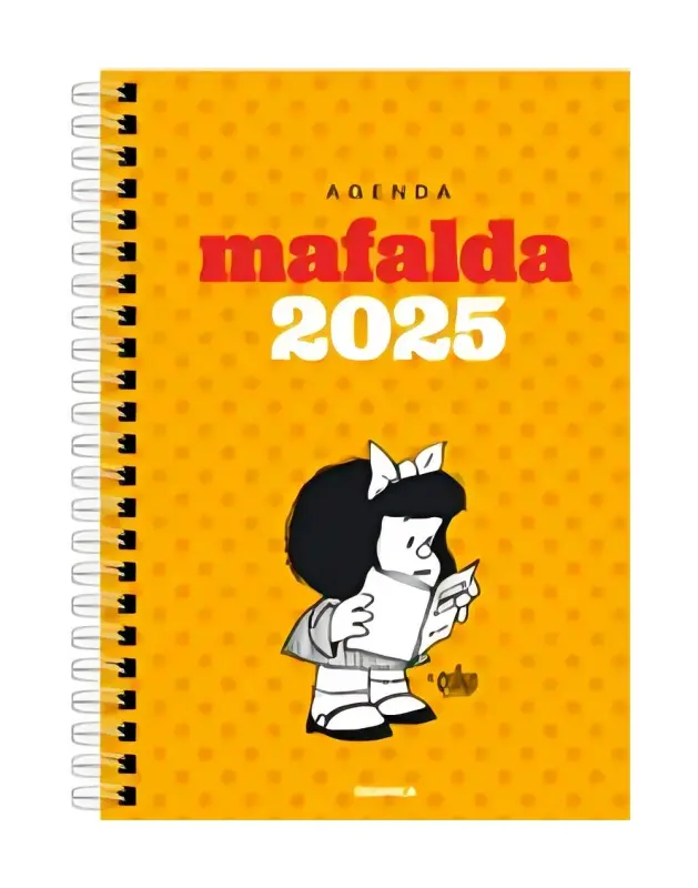 Mafalda 2025 Anillada Modulos Amarilla