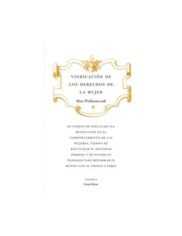 Vindicación De Los Derechos De La Mujer