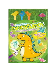 Lapices Y Borradores De Colores: Dinosaurios