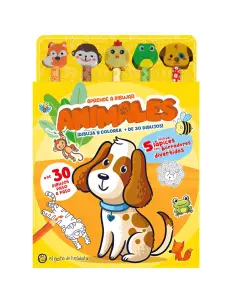 Lapices Y Borradores De Colores: Animales