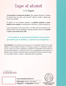 Cuaderno De Ejercicios Para Dejar El Alcohol