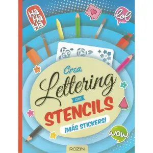 Crea Lettering Con Stickers Y Stencils