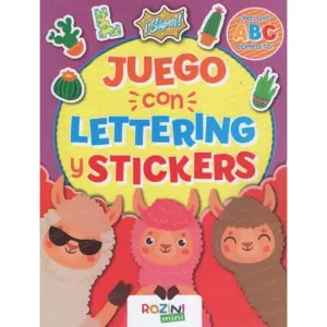 Juego Con Lettering Con Stickers Y Stencils