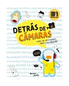 Detrás De Cámaras. Libro De Actividades Para Colorear