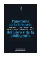 Panorama De La Historia Del Libro Y De La Bibliografía