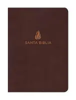 Biblia Reina Valera 1960 Letra Gigante Piel Fabricada Marrón
