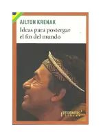 Ideas Para Postergar El Fin Del Mundo