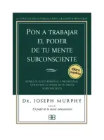 Pon A Trabajar El Poder De Tu Mente Subconciente