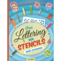 Crea Lettering Con Stickers Y Stencils