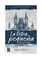 La Letra Pequeña (the Fine Print)