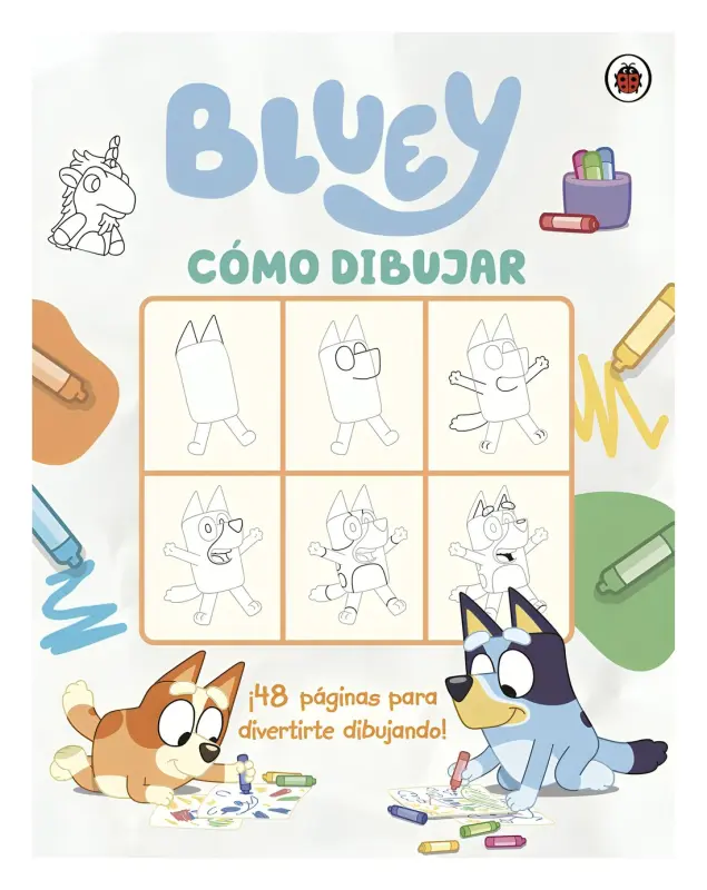 Bluey Cómo Dibujar