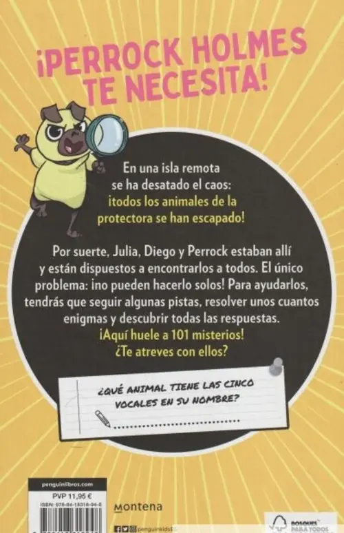 Perrock Holmes 101 Enigmas De Animales