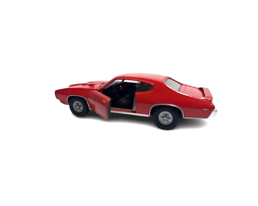 1969 Pontiac Gto. Auto Miniatura Welly Escala 1:34 1:36 - Pontiac Gto De 1969 - Rojo