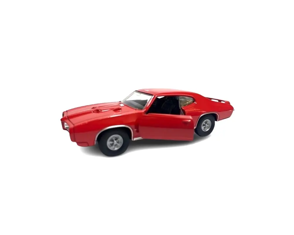 1969 Pontiac Gto. Auto Miniatura Welly Escala 1:34 1:36 - Pontiac Gto De 1969 - Rojo