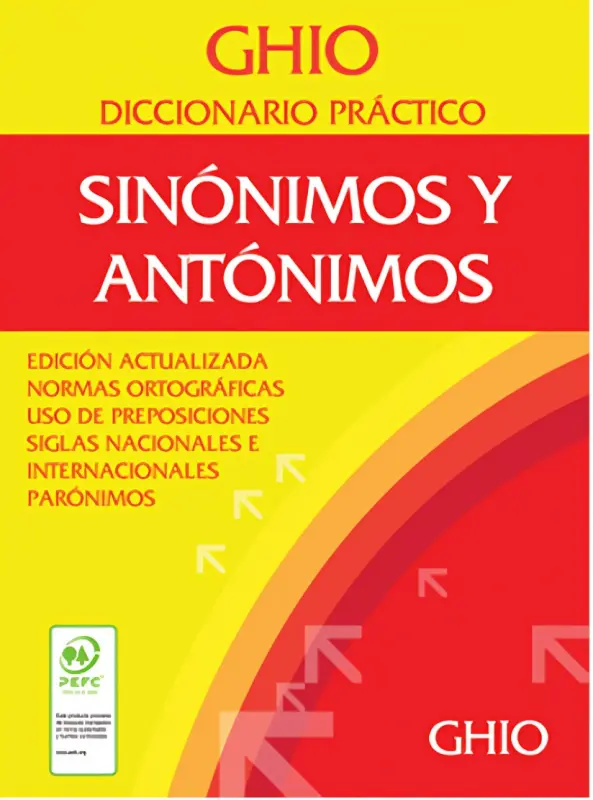 Diccionario Ghio Practico Sinonimo Y Antonimo