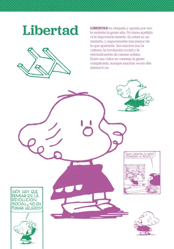 Mafalda 2025 Anillada Feminista Violeta-Rojo