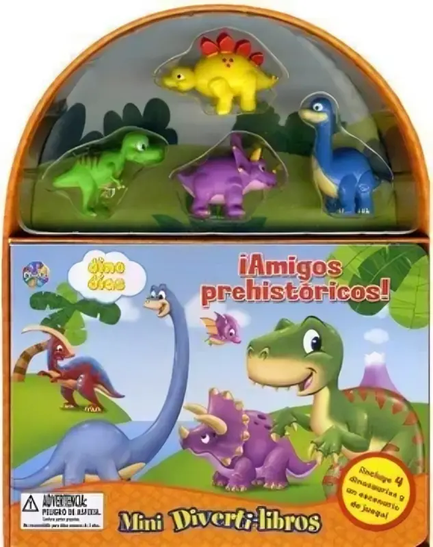 Mini Diverti-Libros Amigos Prehistoricos