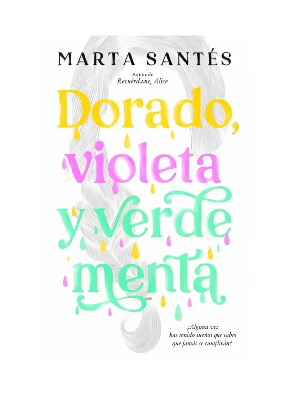 Violeta Y Verde Menta Dorado