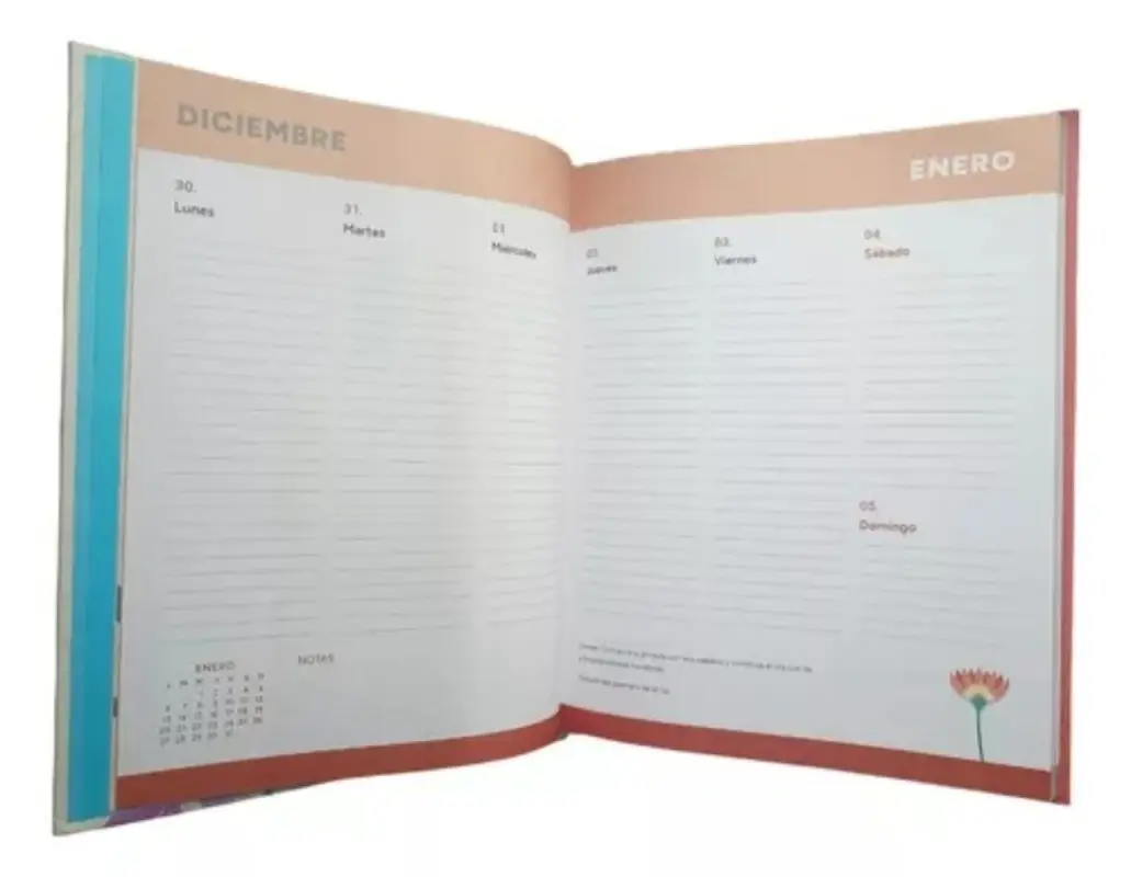 Agenda Paulo Coelho 2025 - Cartone: Coraje / Flores Amarillas