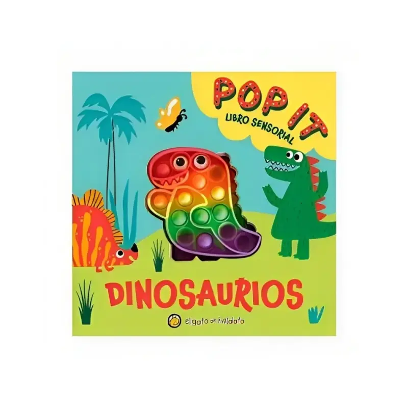 Pop It Libro Sensorial - Dinosaurios