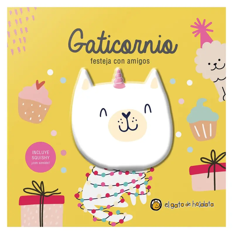 Gaticornio Festeja Con Amigos - Amigos Squishy