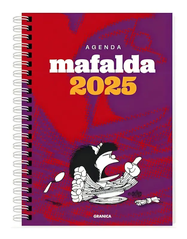 Mafalda 2025 Anillada Feminista Violeta-Rojo