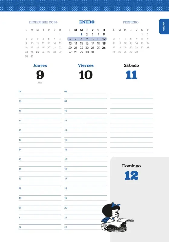 Mafalda 2025 Encuadernada