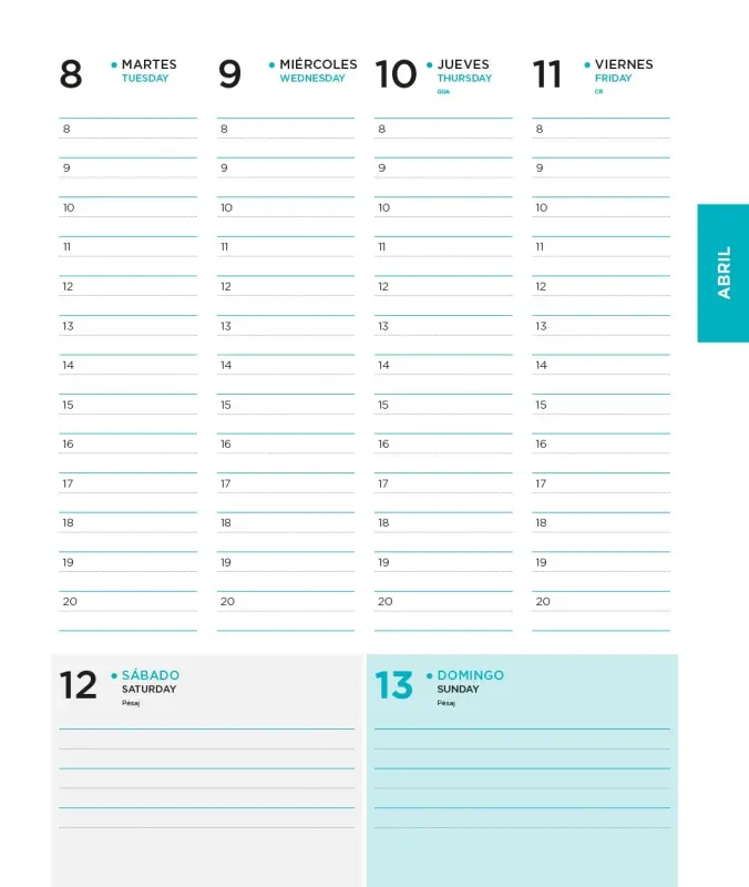 Quino 2025 Encuadernada Azul