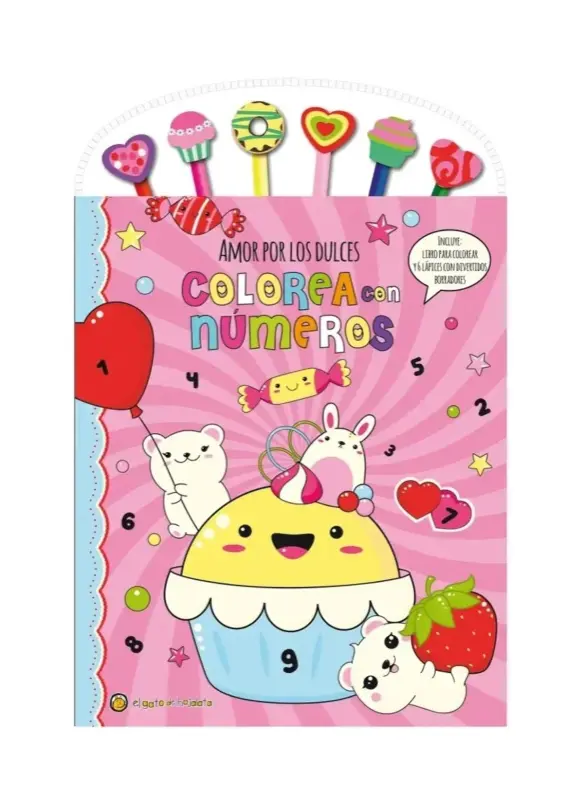 Colorea Con Numeros: Amor Por Los Dulces