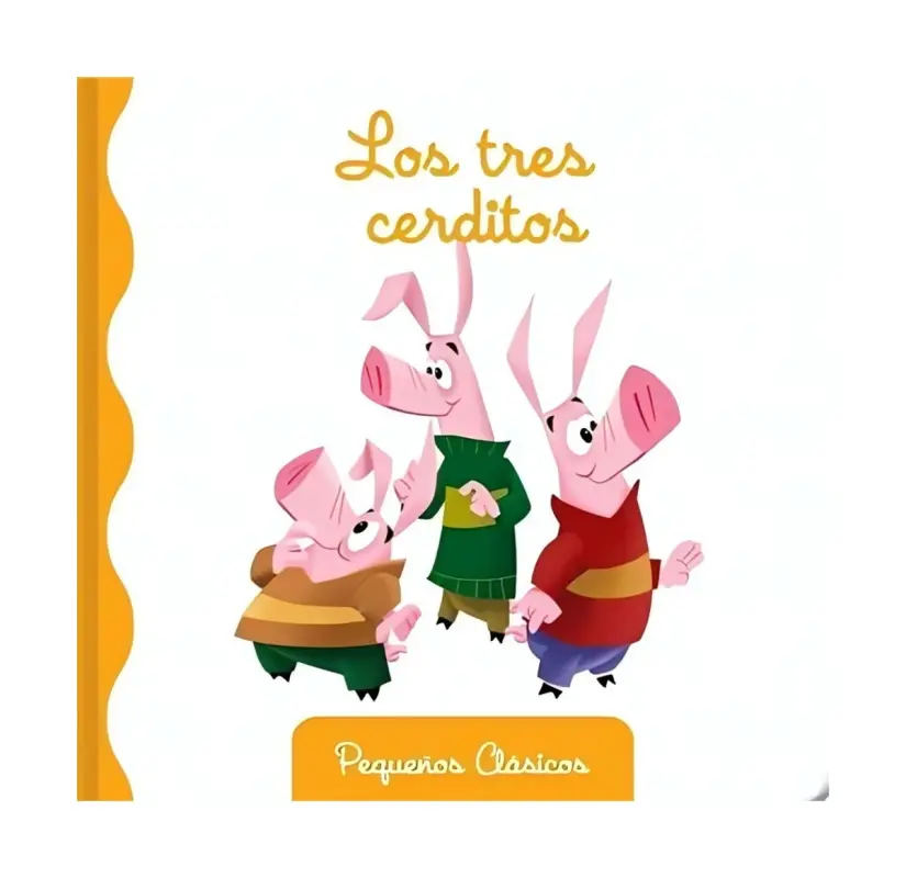 Los Tres Cerditos Libro De Cartón Acolchado.