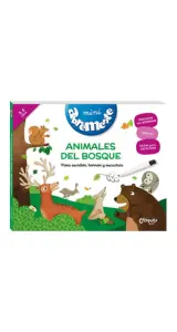 Mini Abremente Animales Del Bosque Para Escribir, Borrar Y Escuchar