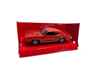 1969 Pontiac Gto. Auto Miniatura Welly Escala 1:34 1:36 - Pontiac Gto De 1969 - Rojo