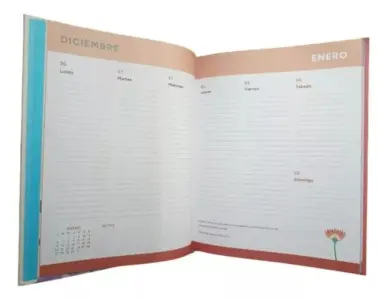 Agenda Paulo Coelho 2025 - Cartone: Coraje / Flores Amarillas