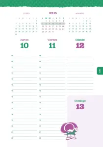 Mafalda 2025 Anillada Feminista Verde-Gris