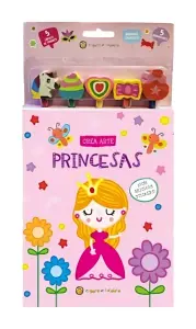 Princesas *Crea Arte: Lápices, Borradores Y Stickers*
