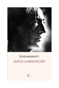 Que Es La Meditacion