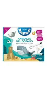 Mini Abremente Animales Del Oceano Para Escribir, Borrar Y Escuchar