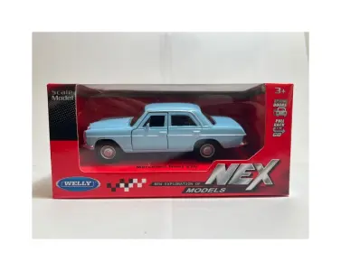 Mercedes Benz 220. Auto Miniatura Welly Escala 1:34 1:36 - Mercedes-Benz 220 - Celeste