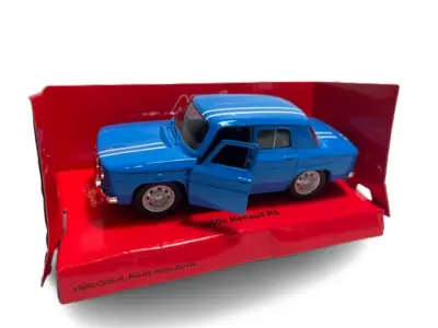 Renault R8. Auto Miniatura Welly. Escala 1:34 1:36 - Renault R8 1960S - Azul