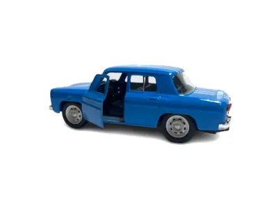 Renault R8. Auto Miniatura Welly. Escala 1:34 1:36 - Renault R8 1960S - Azul