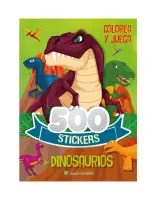 500 Stickers De Dinosaurios - Colorea Y