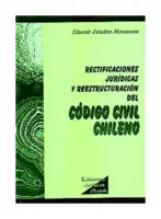 Rectificaciones Jurídicas Y Reestructuración Del Código Civil Chileno