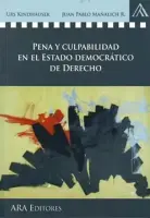 Pena Y Culpabilidad En El Estado Democratico Del Derecho