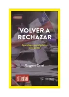 Volver A Rechazar. Aprendizajes Para El Próximo Ciclo